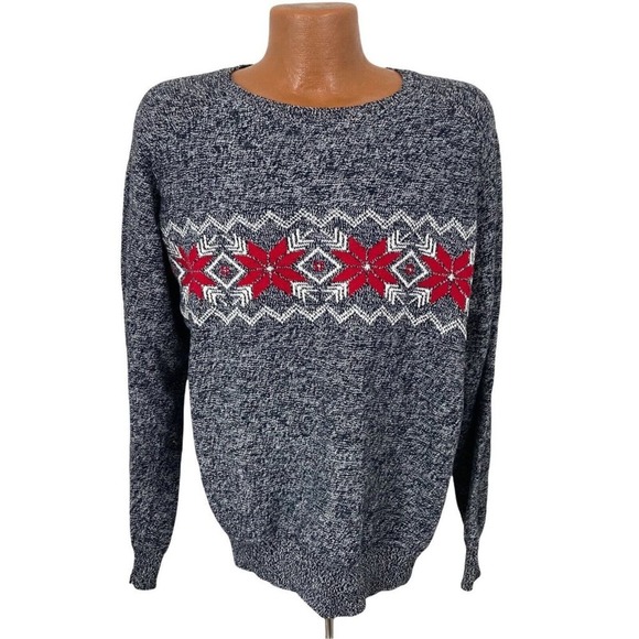 #89Original Weatherproof Vintage Mens Holiday Sweater Pullover Large NEW - Picture 1 of 12